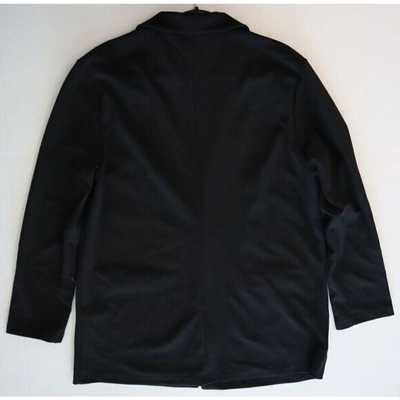 ASOS Design F103464 Women's Sz 6 Black One-Button Jersey Slouchy Suit Blazer - Picture 8 of 8